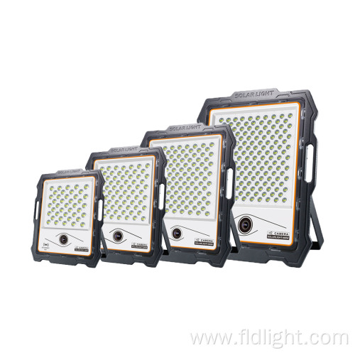 Tuya smart CCTV solar led flood light